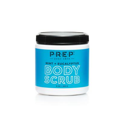 Peppermint Eucalyptus Body Scrub by PREP Your Skin, Front